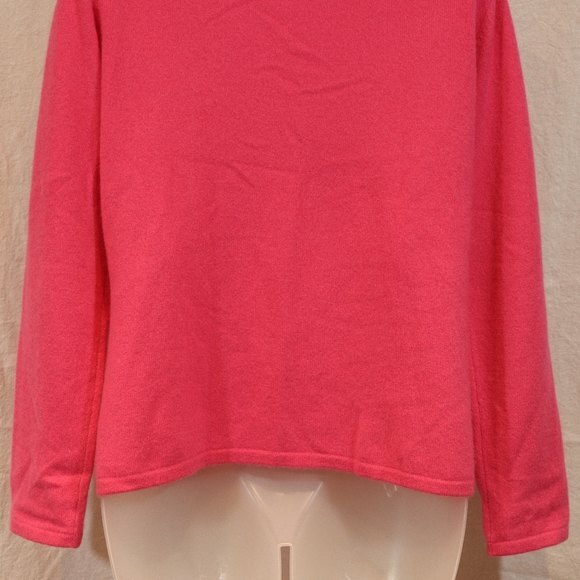 Pursuits LTD Pink 100% Cashmere Sweater Super Soft Medium Classic Fit - Picture 8 of 11